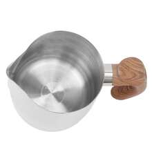 Milk Frothing Cup Inner Scale 304 Stainless Steel Dripless Spout Coffee Steaming Pitcher With Handle Original Color 600ml,Coffee Service Coffee Accessories - 600ml - View 10