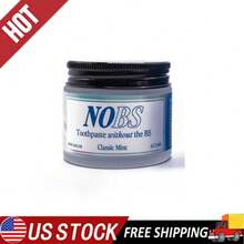 Nano Hydroxyapatite Toothpaste Tablets | Fluoride-Free & Plastic-Free Formula For Clean Teeth | Travel-Size, 1 Month Supply - 白色 - 查看 1