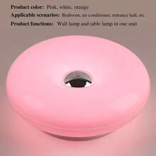 1 đèn LED treo tường hình bánh donut - Cấp nguồn qua USB/Sạc Type-C, điều khiển cảm ứng, đèn ngủ màu cam ấm áp, đèn trang trí phòng khách, hành lang, phòng học. - Nhiều màu - Xem 19