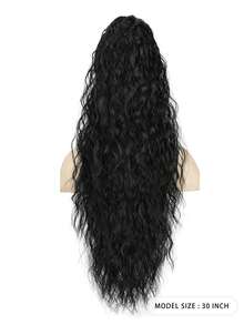 Ponytail Extensions, 30 Inch Gradient Gray Ponytail Extensions, Suitable For Women's Multi-Layer Fluffy Thick Wavy Chin Clips, Fake Ponytail Soft Synthetic Hair Extensions - Multicolor - View 3