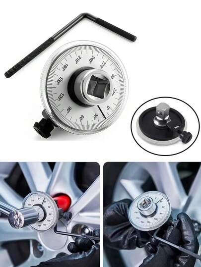 1/2 PCS Torque Wrench Torquemeter Dial Hand Tool Auto Service Equipment Garage Calibrated In Degrees Automotive Tools Car Repairing