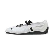 Puma Speedcat Ballet Nova Leather Sneakers - Black/White Racing Flats | Slim-Fit Minimalist Streetwear Shoes | Ballet Inspired Sporty Luxe - 白色 - 查看 8