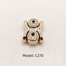 10/20pcs Gold ABS Cord Locks, Webbing Buckles, Clothing & Shoes Decorative Buttons, DIY Craft Accessories - C270 Gold - View 6
