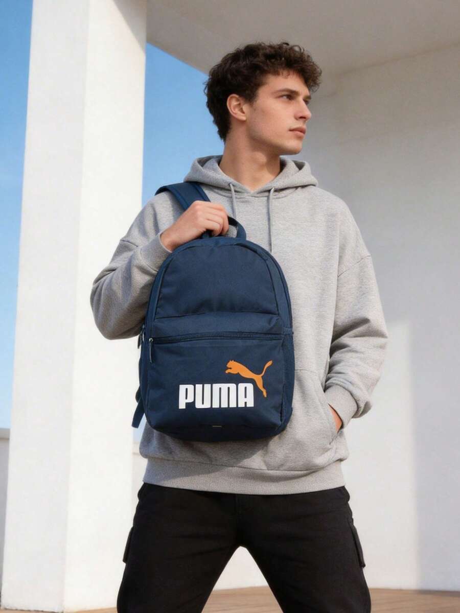 Puma Phase Backpack Color-Up 男女通用背包 学生背包 户外旅行包 日常背包 (尺寸：约30*13.5*44cm) 079729-20 - 藍色 - 查看 1
