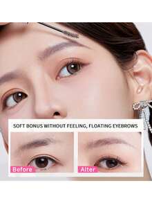 Gel kẻ chân mày ROCK SWEET Velvet - Chống thấm nước, lâu trôi, khô nhanh, không lem, tạo dáng chân mày tự nhiên, mềm mại (Món quà hoàn hảo) - nâu hồng - Xem 4