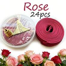 120 piezas Mixtas (Rosa, Jazmín, Lavanda, Hierba Limón, Sangre de Dragón) Espiral de Conos de Incienso, Fragancia Floral Única, Ideal para Exteriores, Patio, Porche, Camping y Senderismo - Perfecto para Días Festivos - Múltiples aromas - Ver 15