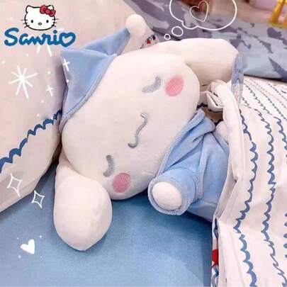 SANRIO 睡眠毛绒玩具，柔软填充娃娃，适合儿童和成人，可爱卧室装饰，送给女孩的礼物