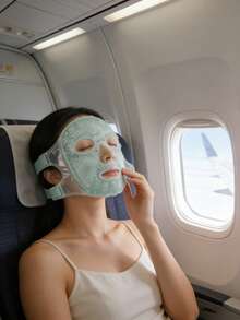 Máscara facial reutilizable de terapia con gel de frío/calor, compresa fría para reducir la hinchazón y las ojeras, cuidado facial suavizante y unisex para uso diario - Múltiples estilos - Ver 2