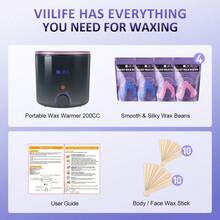 Viilife 小白罐脱毛蜡豆套装，身体护理套装。涂抹后撕除，即可拥有光滑肌肤。 - 彩色 - 查看 8