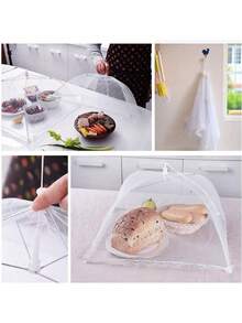 Pop-Up Food Cover With Fine Mesh - Protects Salads, Fruits And Breads - Perfect For Outdoor Cooking, Bridal Showers And Family Gatherings - Multicolor - View 8