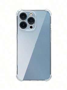 Funda de teléfono de silicona transparente, a prueba de golpes y caídas, adecuada para iPhone, Galaxy y otros modelos, cubierta protectora de TPU, resistente al agua, anti-caídas, anti-arañazos - 1 pieza - Ver 10