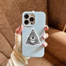 50pcs Eye Of God Stickers Vinyl Stickers, For Scrapbook, Journaling, Laptop, Skateboard, Bottles, Computer, Phone, Cartoon, Hard Hat, Car Stickers And Decals Scrapbook Supplies Scrapbooking - PMS174 - View 8