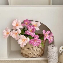 1 bông hoa tulip nhân tạo, thích hợp để trang trí tiệc cưới, trang trí bánh kem, trang trí bàn phòng khách, cây giả, trang trí mùa thu, trang trí phòng, bàn, sân vườn, phụ kiện trang trí phòng. - Nhiều màu - Xem 4