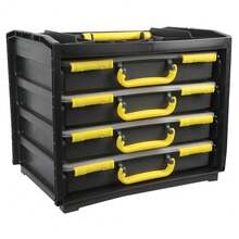 Storage Box For Screw Nail Nut Bolt Organiser Case With 4 Sets Of 13 Compartments - B - View 2