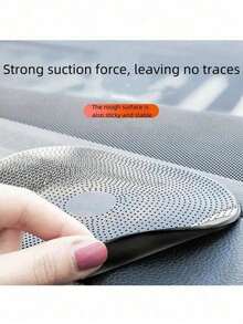 Alas Silikon Hitam Anti Selip untuk Dashboard Mobil, Alas Penyimpanan Tahan Suhu Tinggi, Alas Tahan Air dan Anti Selip, Ornamen Mobil Kreatif, Tetap dan Anti Selip, Dapat Dicuci dan Digunakan Kembali, Cocok untuk Ponsel, Kunci, Kaca, Cermin - Beraneka warna - View 2