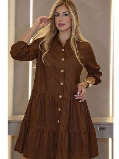 vestido chamise linho liso camisa bata tres marias soltinho moda blogueira manga longa moda praia 13