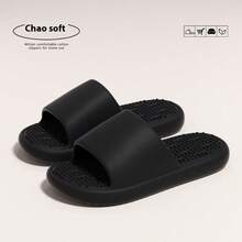 Dép massage hạt EVA, chống trượt, nhanh khô, dép massage chân tại nhà, unisex - đen - Xem 11