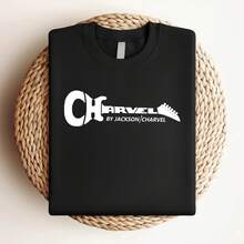 T-shirt femme Nouveau T-shirt à imprimé logo Charvel Jackson Guitars Drôle Taille S à 5XL - Noir - Voir 3