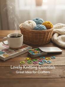 Multi-Color Metal Spiral Knitting Stitch Markers, Suitable For Crochet Clothing And Handicrafts, With Storage Box Included - Multicolor - View 3