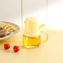 1pc Handheld Glass Oil Spray Bottle With Cute Design, Modern Style Kitchen And BBQ Dispenser, Clear Glass Finish With Press-Type Misting Nozzle, Features Leak-Proof And Drip-Free Design For Clean Pouring And Spraying - View 15