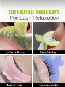 1pc Reusable Eyelash Curler Pad, Non-Slip & Anti-Fall Eyelash Curler Suitable For Eyelash Tinting/Lifting, Comes With Eyelash Extension Curling Rod - Multicolor - View 9