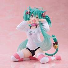 Cat Ear Pajamas Anime Figure Model Decoration Gift - CY27 -  Yawn - 11cm - View 2