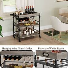 Food Service Carts & Trolleys - Grey - View 9