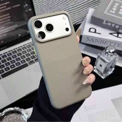 DECOPHONE Ốp lưng điện thoại MagSafe màu xám nhám, chất liệu TPU+PC chống rơi, mỏng nhẹ, các đường cắt chính xác, chất liệu cao cấp, tương thích với Apple 17 inch.