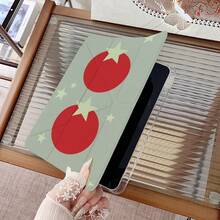 1 件装 Tomato & Star 3+Y 折叠多角度磁吸支架平板电脑保护套，带笔槽和自动休眠/唤醒功能，兼容 iPad Pro/Air、三星、小米 Pad 5/6/31 - 彩色 - 查看 4