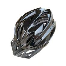 1顶成人自行车头盔，轻便可调节，带衬垫和面罩，男女通用，高品质透气男女通用自行车头盔 - 彩色 - 查看 10