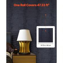 Peel And Stick Wallpaper, 15. 393. Inch Contact Paper Black Cracked Texture Waterpoof Self Adhesive, Easy To Clean Peel Wall Decorative Vinyl Roll Bedroom Kitchen Bathroom Office - Cracked Texture+W40xL1000 cm - View 4