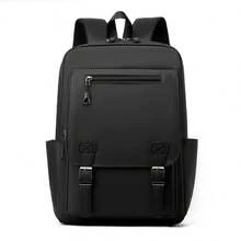 Women's Business Casual Backpack, Large Capacity Travel Laptop Bag - Black - View 1