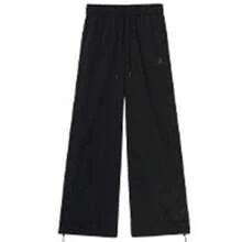 CAMEL CROWN Pantalones casuales para hombre, pantalones rectos de seda de hielo para primavera/verano con protección solar, ajuste delgado, secado rápido, cintura suelta y cintura alta - Fantasma negro - Ver 4