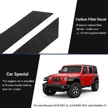 Amen Flag Decals Side Fender L USA Flag Stickers Exter Accessories Compate Wit Eep  2018-2025 L LU And 2020-2025  T Carbon Fir - Màu đen mờ - Xem 7