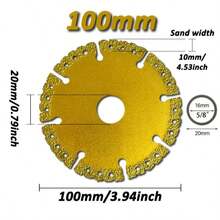 100mm Diamond Cutting Disc, Metal Cutting Disc, Welding Stainless Steel Diamond Blade Circular Saw - A - View 2