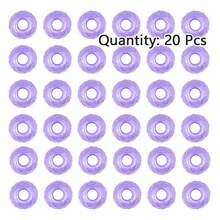 20 hạt acrylic hình bánh xe có nhiều mặt cắt, dùng để làm trang sức DIY, đồ thủ công mỹ nghệ. - tự làm lấy - Xem 16
