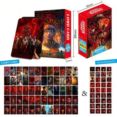 96 piezas de pegatinas de películas europeas y estadounidenses, tarjetas LOMO, tarjetas de celebridades, regalos para fiestas de vuelta a la escuela, estilos aleatorios