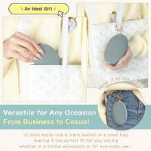 Bộ ví và hộp đựng tiền xu bằng da PU nhỏ gọn dành cho cả nam và nữ - Ví mini mỏng, thiết kế đa chức năng tiện dụng, lý tưởng cho các chuyến công tác và cất giữ thẻ, món quà thời trang. - Nhiều màu - Xem 8
