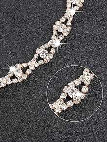 1920s Baffle Feather Headband Roaring 20s Bohemian Headpiece Women's 1920s Headband Baffle Feather Headpiece Diamond Pattern Zinc Alloy - Multicolor - View 7