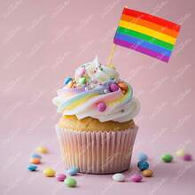 100 Palillos Bandera Lgbt Bocadillo Coctel Catering Fiesta - Multicolor - Ver 8
