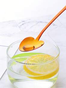 Colorful Stainless Steel Coffee Spoons, 304 Stainless Steel Hanging Spoons, Creative V-Shape, Z-Shape And Heart-Shaped Spoons, Stirring Spoons, Dessert Spoons, Iced Tea Spoons, Tea Spoons, Ice Cream Spoons, Party Cutlery Spoon Set, Dishwasher - Multicolor - View 4