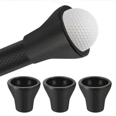 Bộ 4/6 dụng cụ gắp bóng golf bằng giác hút, dụng cụ nhặt bóng golf, dụng cụ gắn nhanh và cầm tay tiện lợi.