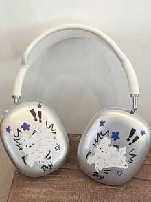 Transparent White Puppy Head Max Headphone Case - Clear - View 4
