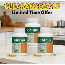 Selling Fast!EMMA 3-Pack Gut Health Support: 180 Capsules For Intestine Cleanse & Digestion Restore. Women's Health. - 3 - 查看 4