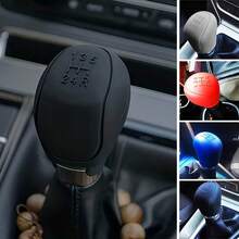 1pc Car Silicone Gear Shift Knob Cover, Anti-Slip Handle Protector, 6-Speed Manual Car Interior Accessory - 1 Piece Silicone Gear Shift Cover - View 3