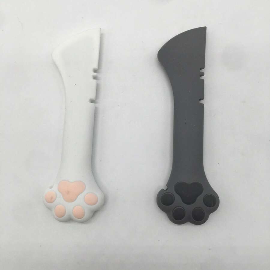 Cuchara multifuncional para latas de comida para mascotas, mini abrelatas adecuado para alimentar con comida enlatada a gatos y perros