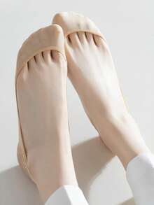 chuanwa（2） 1/5/10 Double Half Foot Summer Women's Anti Slip And Ice Silk Thin Half Foot Strap Socks Half Foot Boat Socks - Multicolor - View 8