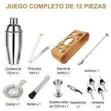 Juego de mezclador de cócteles de 12 piezas para bares y fiestas privadas. - Ver 8