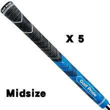 All-Weather Hybrid Golf Club Grip - Larger Grip Area For Hands - Brushed Cotton Rope & Granular Texture - Gray - Multicolor - View 9