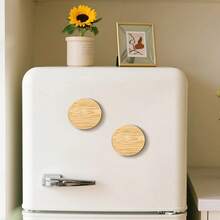 30/20/10/2/1 件套圆形天然竹制磁性开瓶器，散装木制开瓶器，2.4 英寸磁性贴纸，适合啤酒爱好者、婚礼礼物、冰箱贴、婚礼桌卡、圣餐礼物、毕业派对回礼、节日纪念品、家居厨房用品、与家人朋友聚会 - Ins 风格 - 查看 6